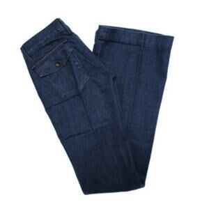 Anlo Mercer Denim Pacific Wide Leg Blue Jeans TR7010 Size 25 ~ Hippie Casual